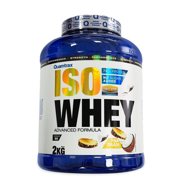 Quamtrax Iso Whey - Pina Colada (2000g) - ProteinProteinpulver
