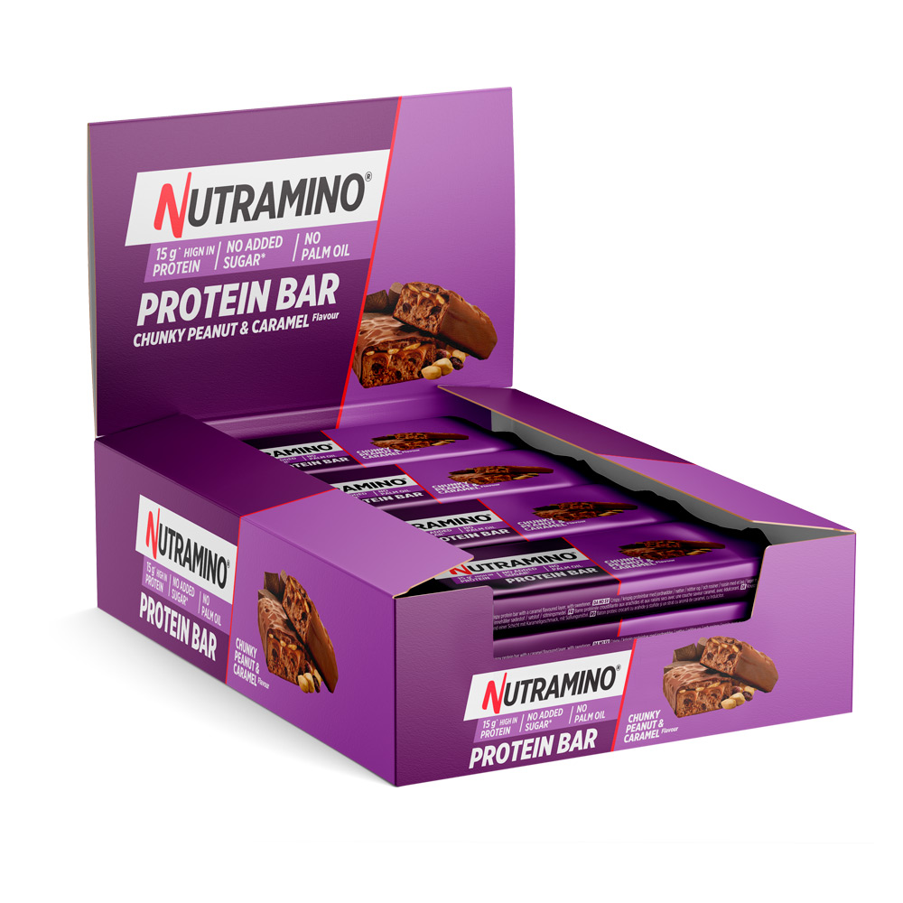 Nutramino Proteinbar - Chuncky Peanut & Caramel (12 x 55g)