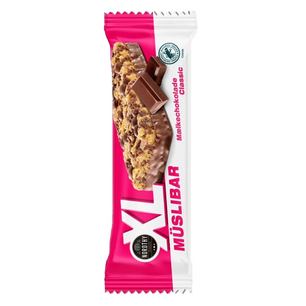 XL Müsli Bar Classic Mælkechokolade (24 x 50g)