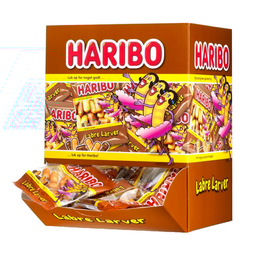 Haribo Minipose Labre Larver (10g)