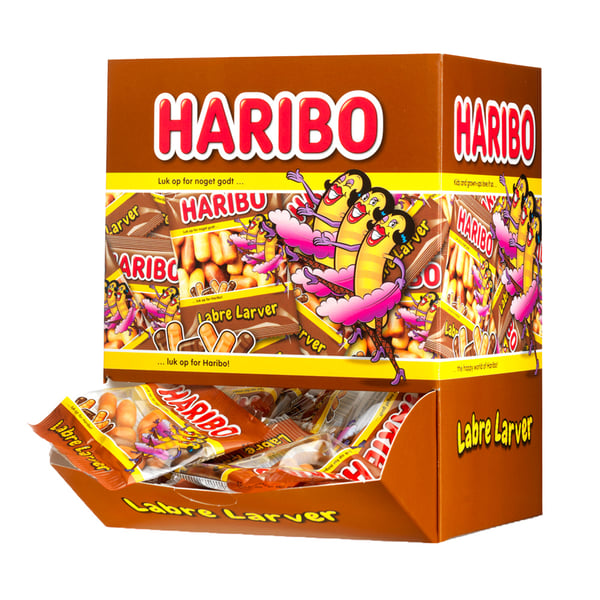 Haribo Minipose Labre Larver (10g)