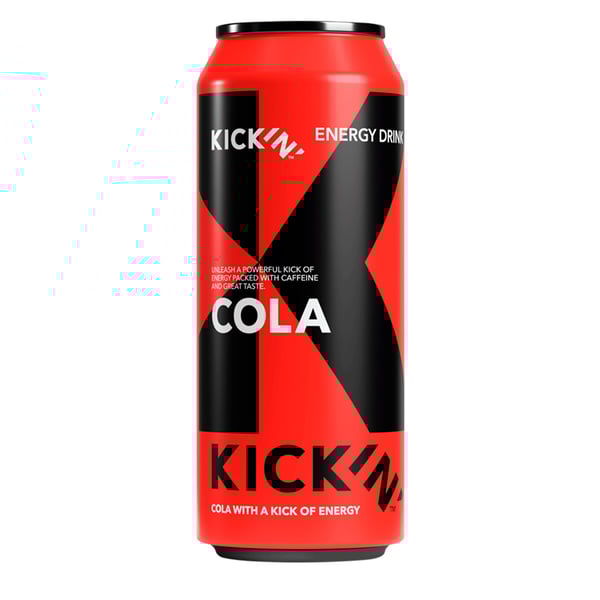 Kickin Energy Drink Cola (24 x 500 ml)