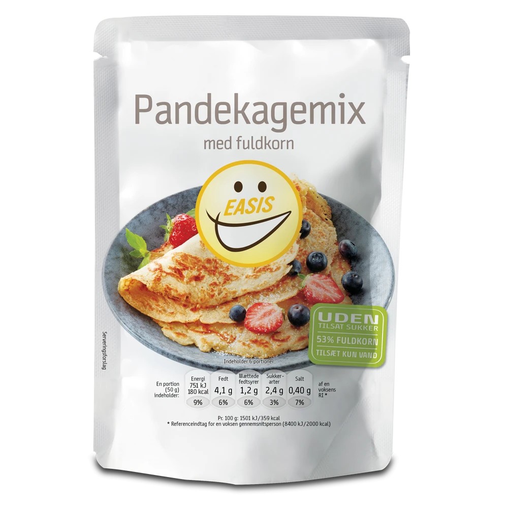 EASIS Pandekagemix m. fuldkorn (300g)