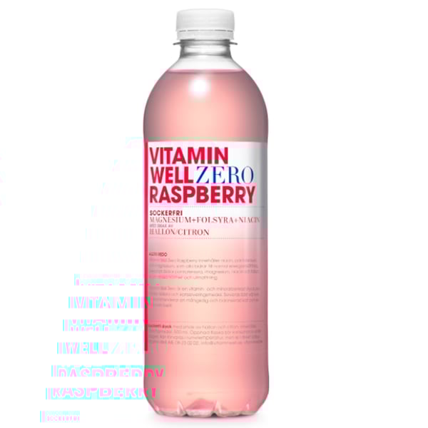 Vitamin Well Raspberry Zero (12 x 500ml)