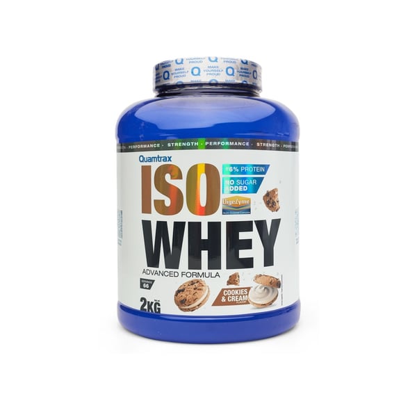 Quamtrax Iso Whey - Cookies & Cream (2000g)