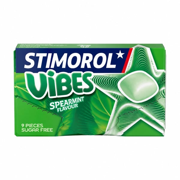 Stimorol Vibes Spearmint Sukkerfri (21 g) - Friskmund
