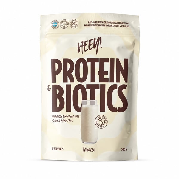Heey! Protein & Biotics Proteinpulver - Vanilla (500g) - ProteinProteinpulver