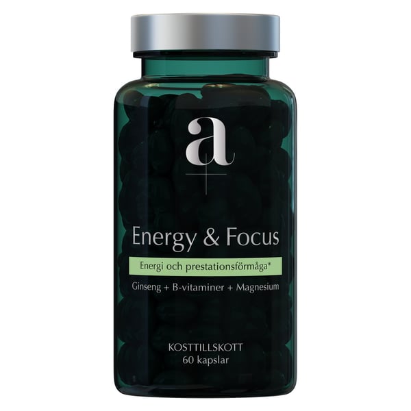 Alpha Plus Energy & Focus (60 capsules) - Vitaminer