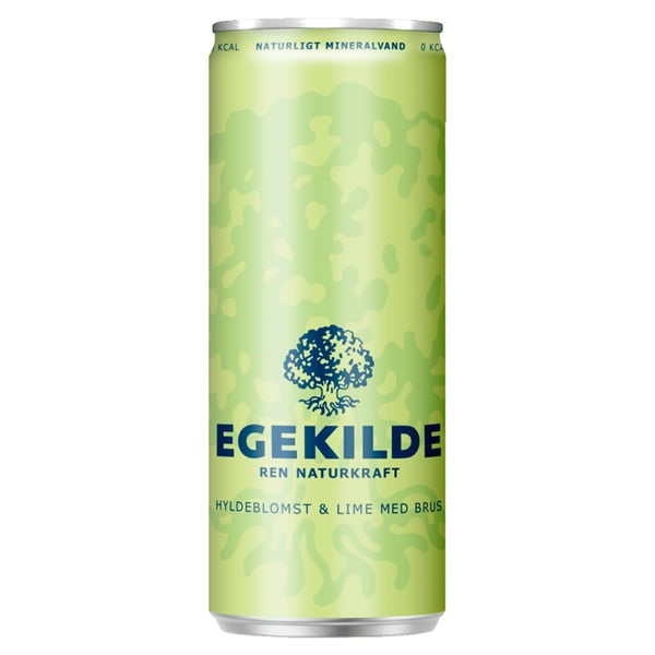 Egekilde Hyldeblomst & Lime Slim (24 x 330 ml)