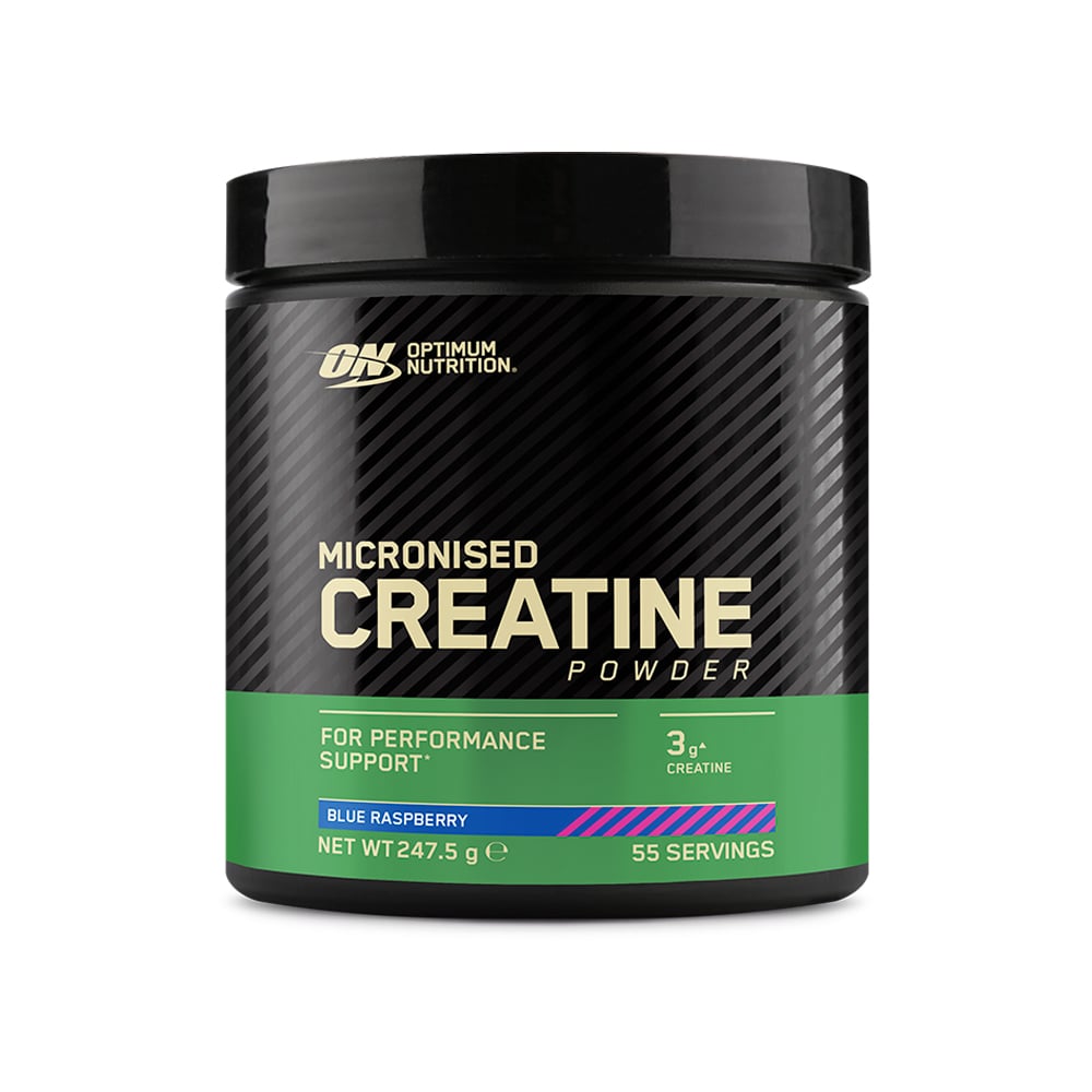 Optimum Nutrition Micronised Creatine – Blue Raspberry (247,5g)