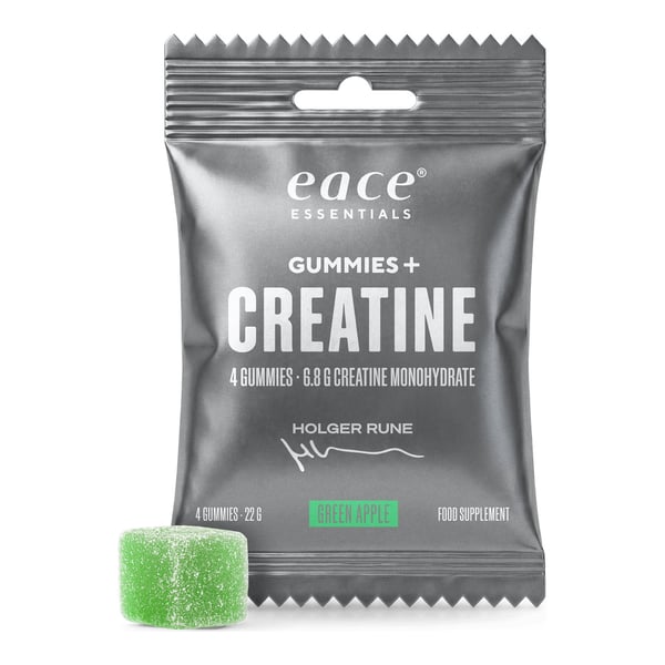 Eace Gummies+ Creatine Green Apple (4 stk / 22 g) - Kreatin
