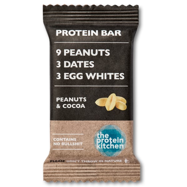 The Protein Kitchen Proteinbar - Peanuts & Cocoa (12 x 50g)
