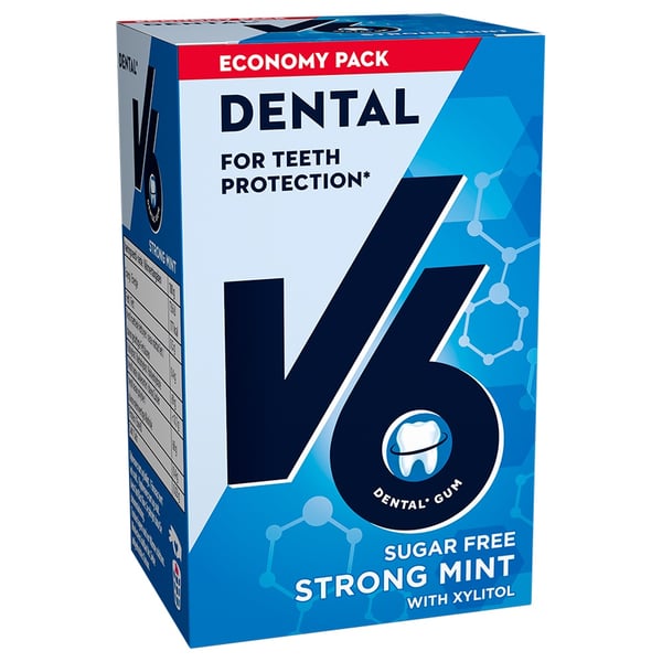 V6 Strong Mint (72g) - Friskmund