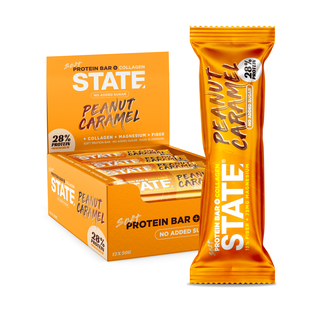State Soft Protein Bar - Peanut/Caramel (12 x 50g)