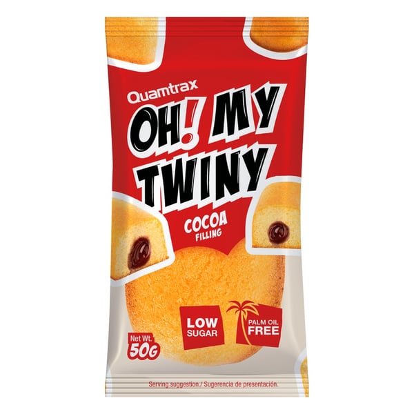 Quamtrax Oh! My Twiny - Cocoa Filling (50g) - Protein snacks