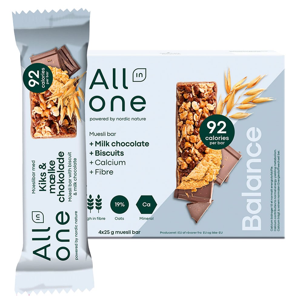 All in One Muslibarer - Balance (4 x 25g)