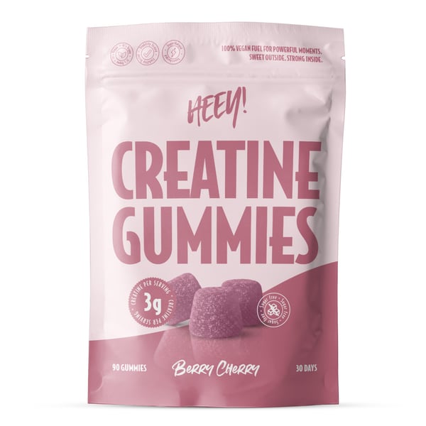 Heey! Creatine Gummies - Berry Cherry (90 pcs) - Kreatin