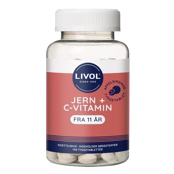 Livol Jern Tyggetablet - (140 tabs)