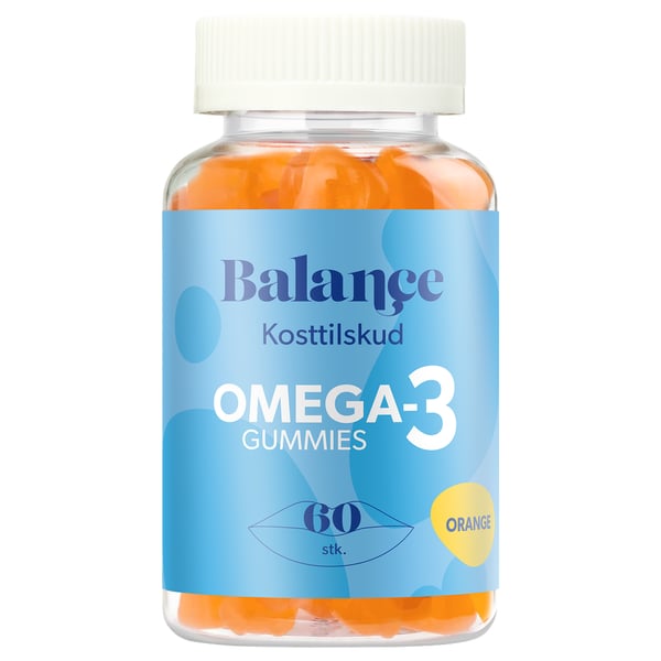 Balance Omega 3 Gummies (60 stk) - Fiskeolie