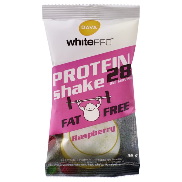 DAVA whitePRO Powder, Raspberry (35g) - ProteinProteinpulver