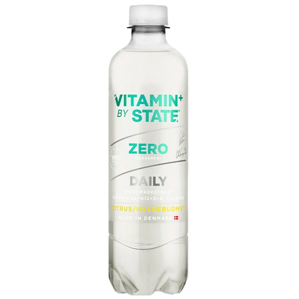 STATE Vitamin Citrus/Hyldeblomst Zero (12 x 500 ml)