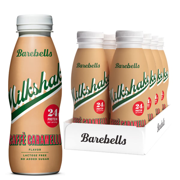 Barebells Protein Milkshake - Caffe Caramello (8x 330ml) - Protein Milkshake