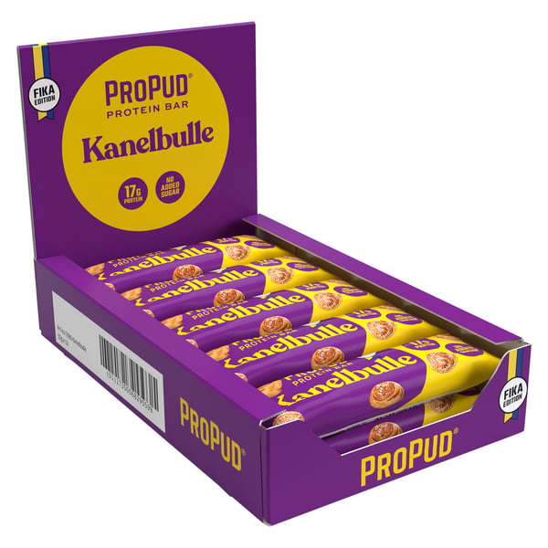 ProPud Proteinbar - Kanelbulle (12 x 55g) - Proteinbar