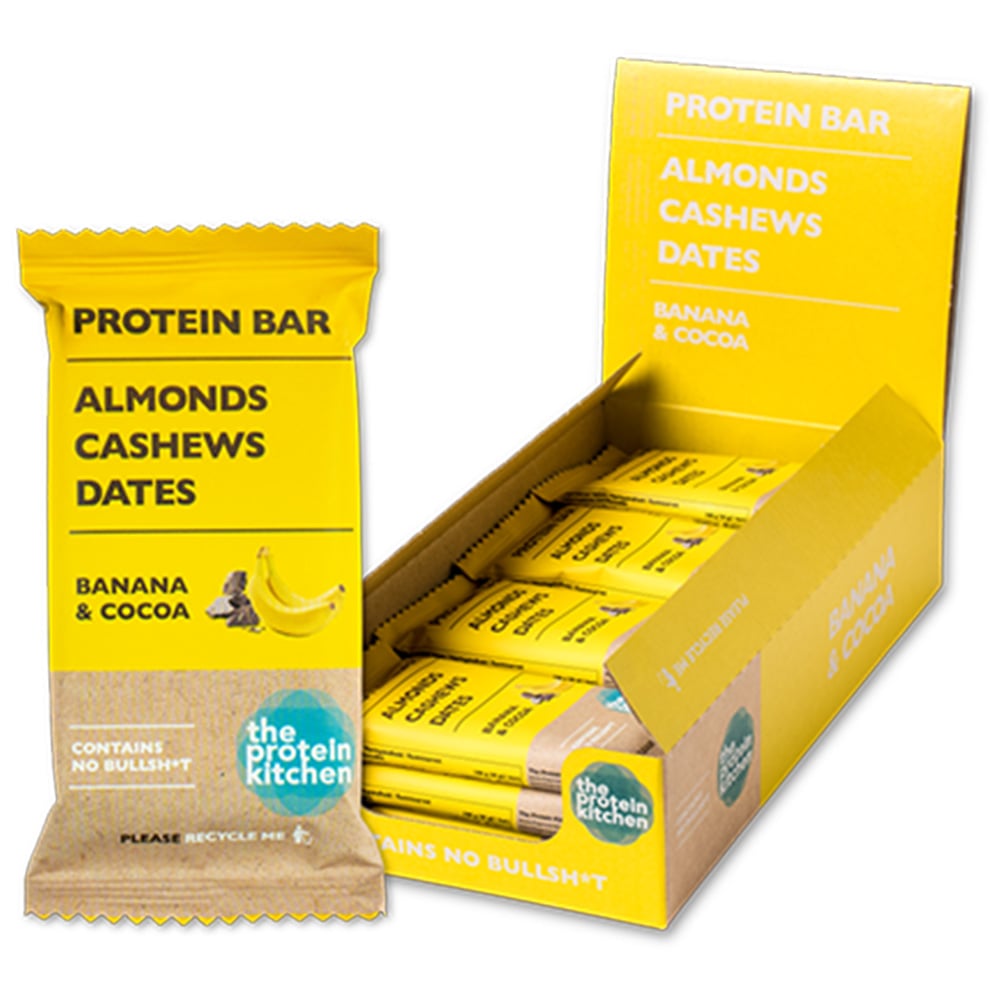The Protein Kitchen Proteinbar - Banana & Cocoa (12 x 50g)