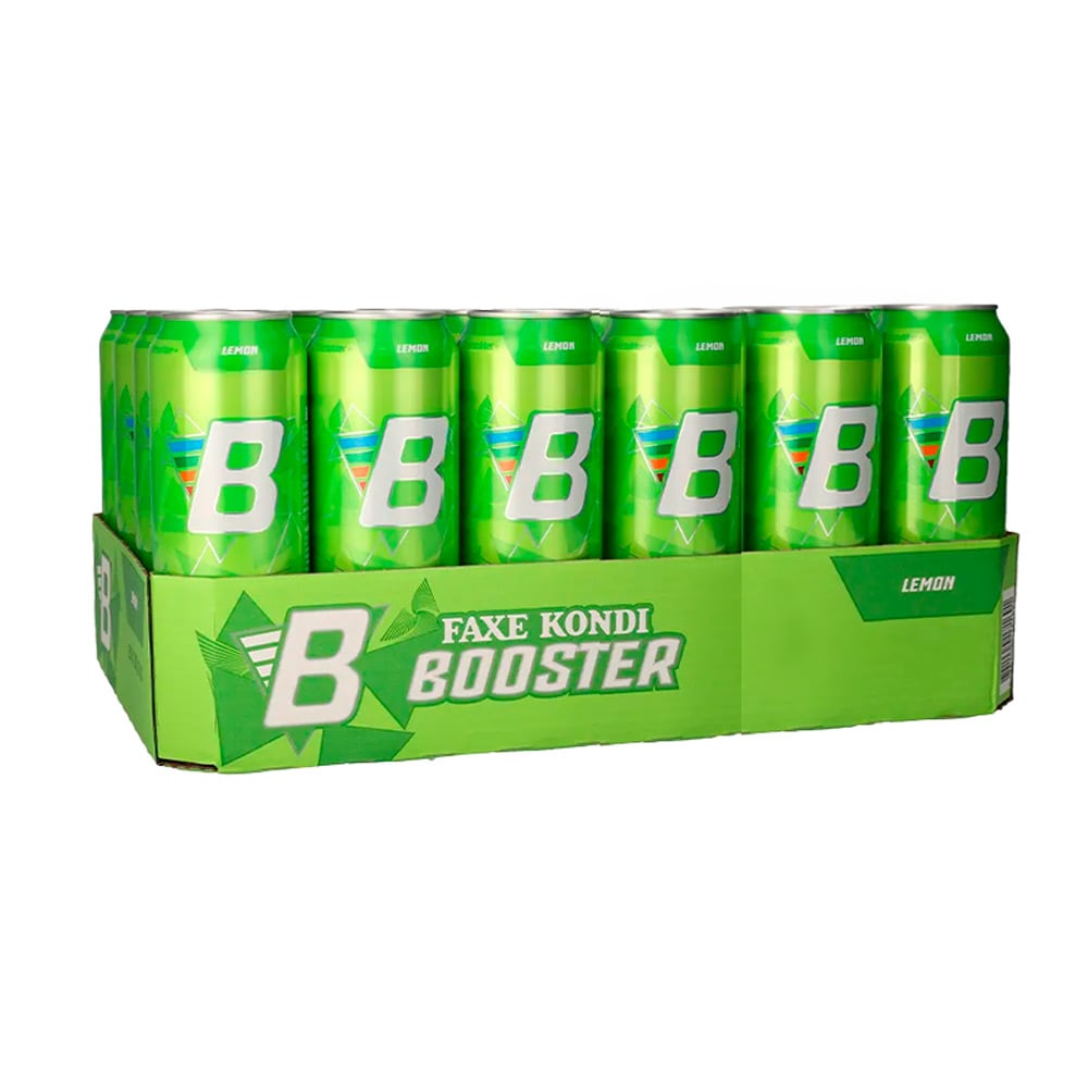 Faxe Kondi Booster Twisted Lemon (24 x 500 ml)