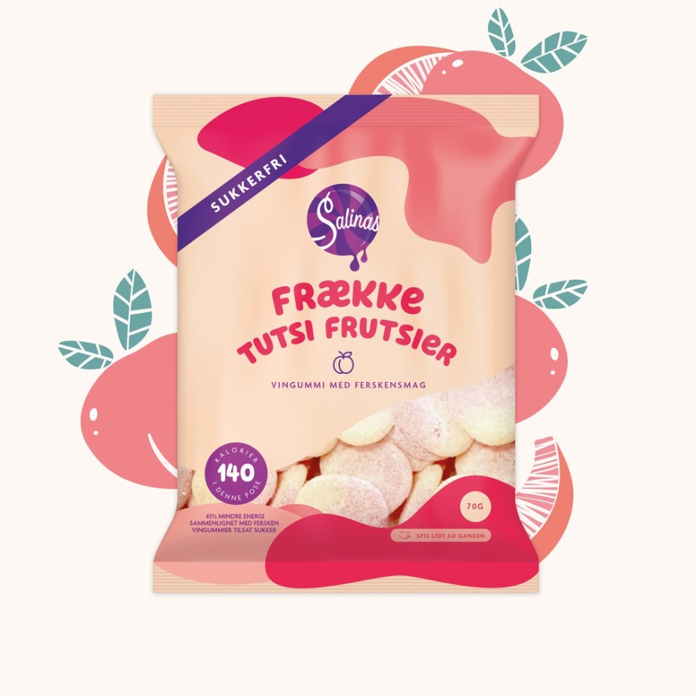 Salinas Frække Tutsi Frutsier (70g)