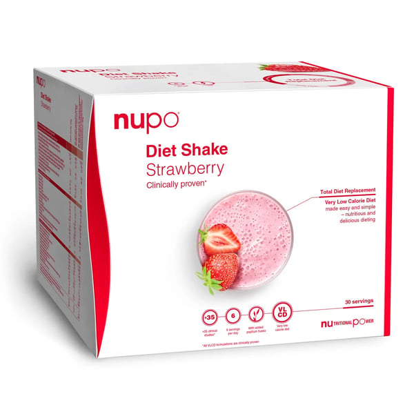 Nupo Diet Shake Value Pack - Strawberry (960g) - Måltidserstatning - Hjælp til vægttab