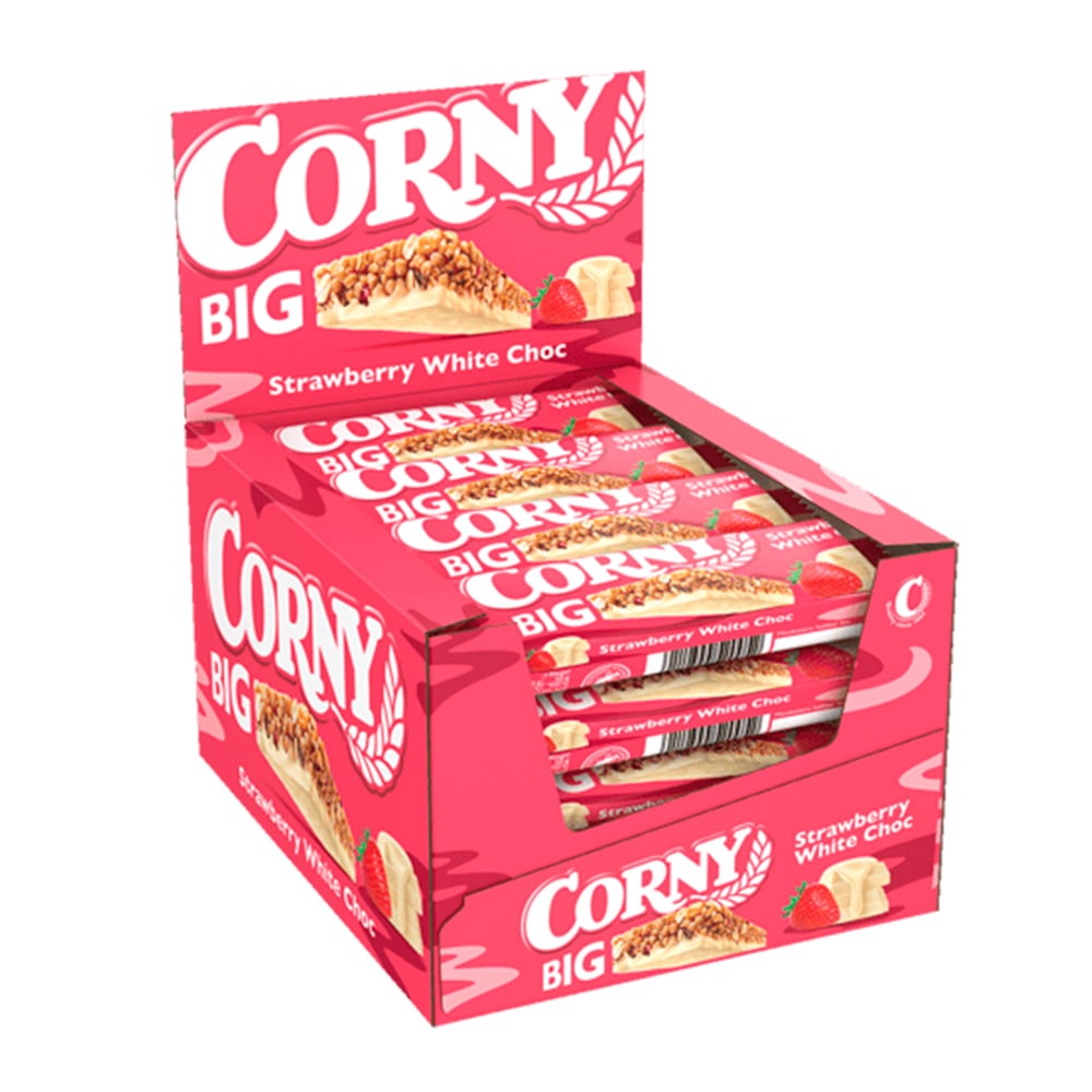 Corny Big Strawberry White Chocolate (24 x 40g)