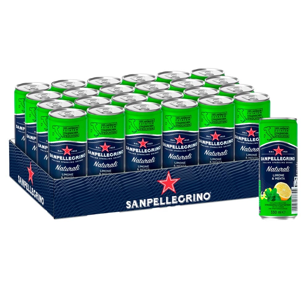 San Pellegrino Limone & Menta (24 x 330ml)