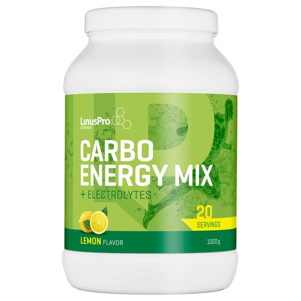 LinusPro Carbo Energy Mix Lemon (1000g) - Kulhydrater