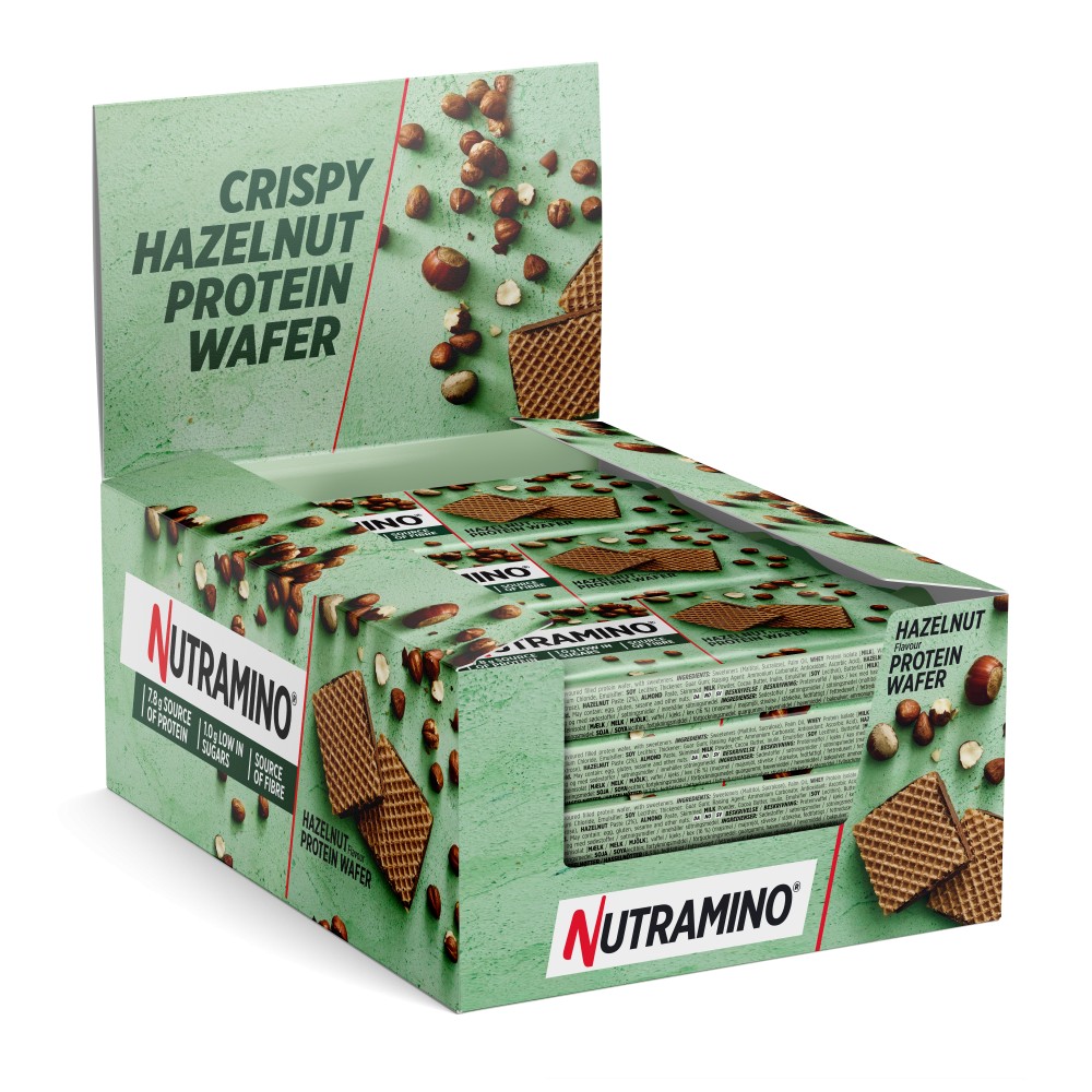 Nutramino Protein Wafer - Hazelnut (12 x 39g)