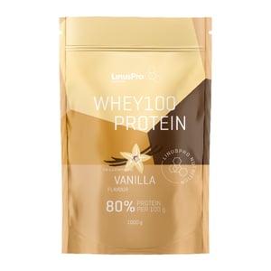 LinusPro Proteinpulver Whey100 Vanilje (1000g)