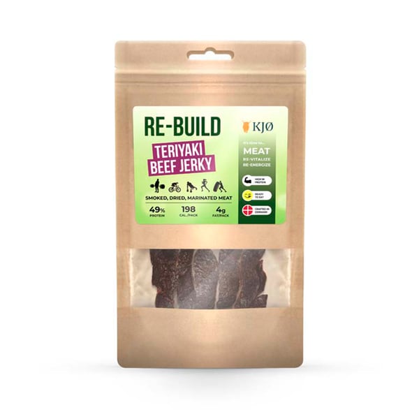 Kjø - Re-build - Teriyaki Beef Jerky (60g)