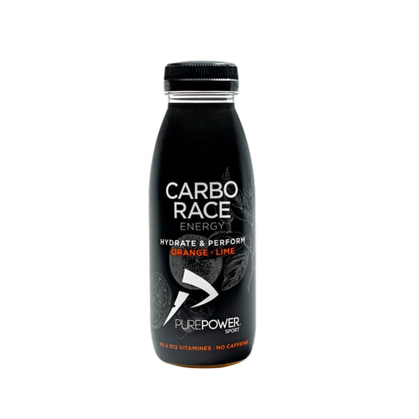 PurePower Carbo Race Energy - Orange & Lime (12 x 330ml)