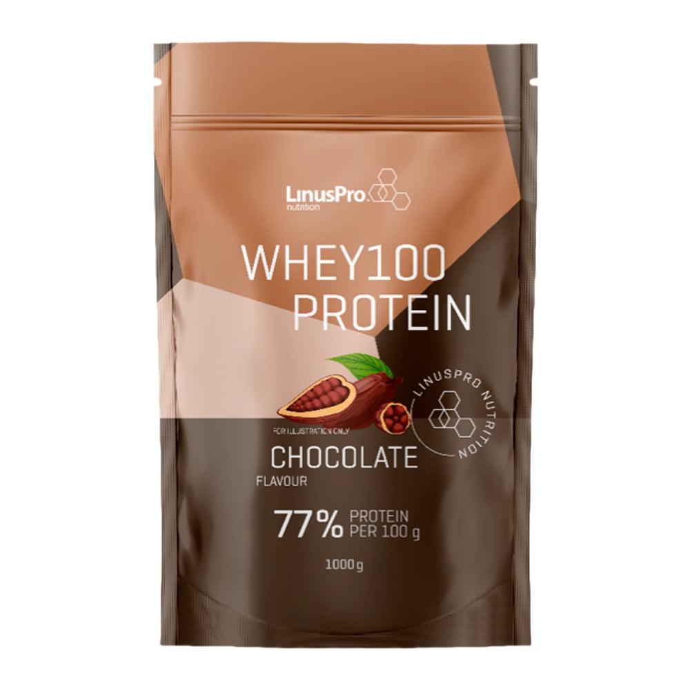 LinusPro Proteinpulver Whey100 Chokolade (1000g)