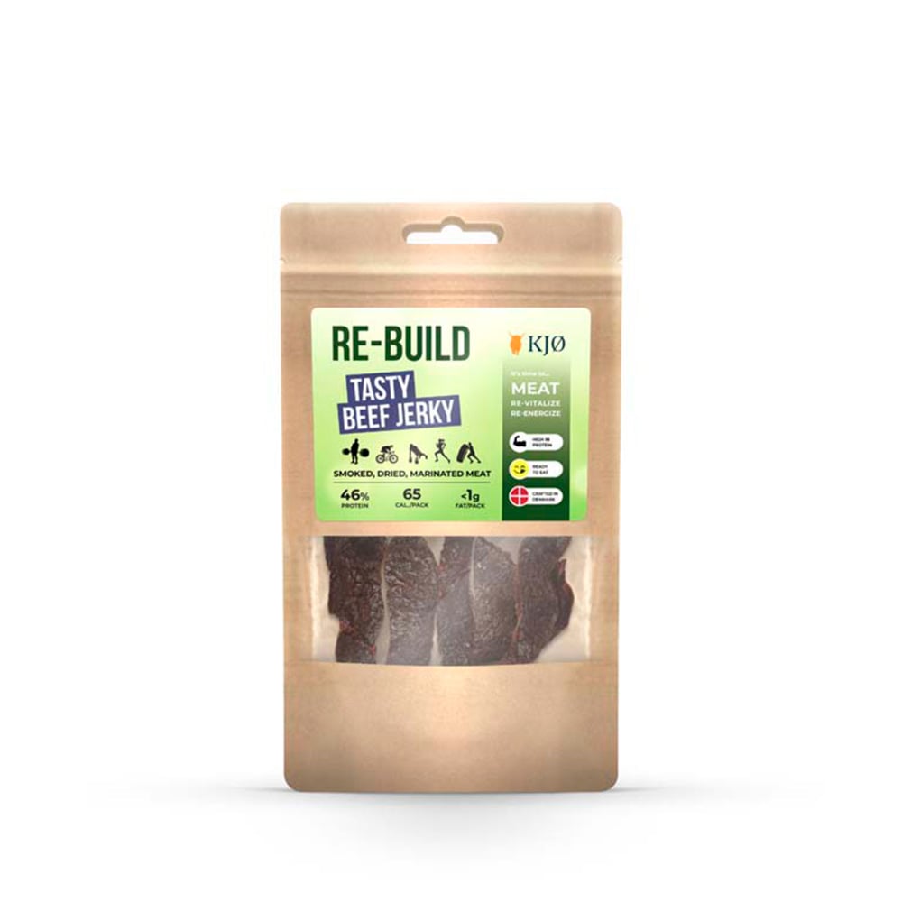 Kjø - Re-build - Tasty Beef Jerky (25g)