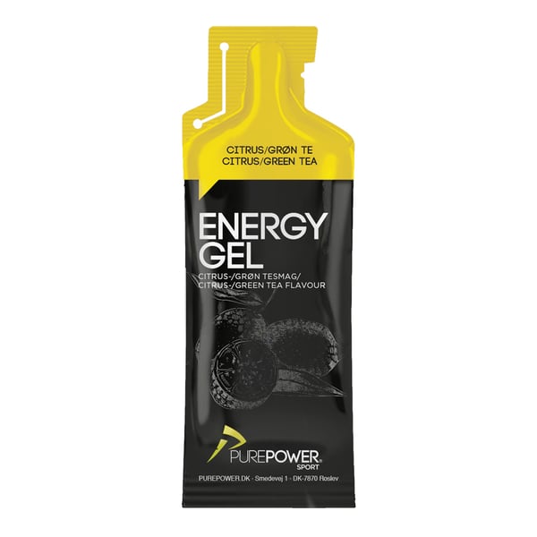 PurePower Energy Gel Citrus & Grøn Te (40g)