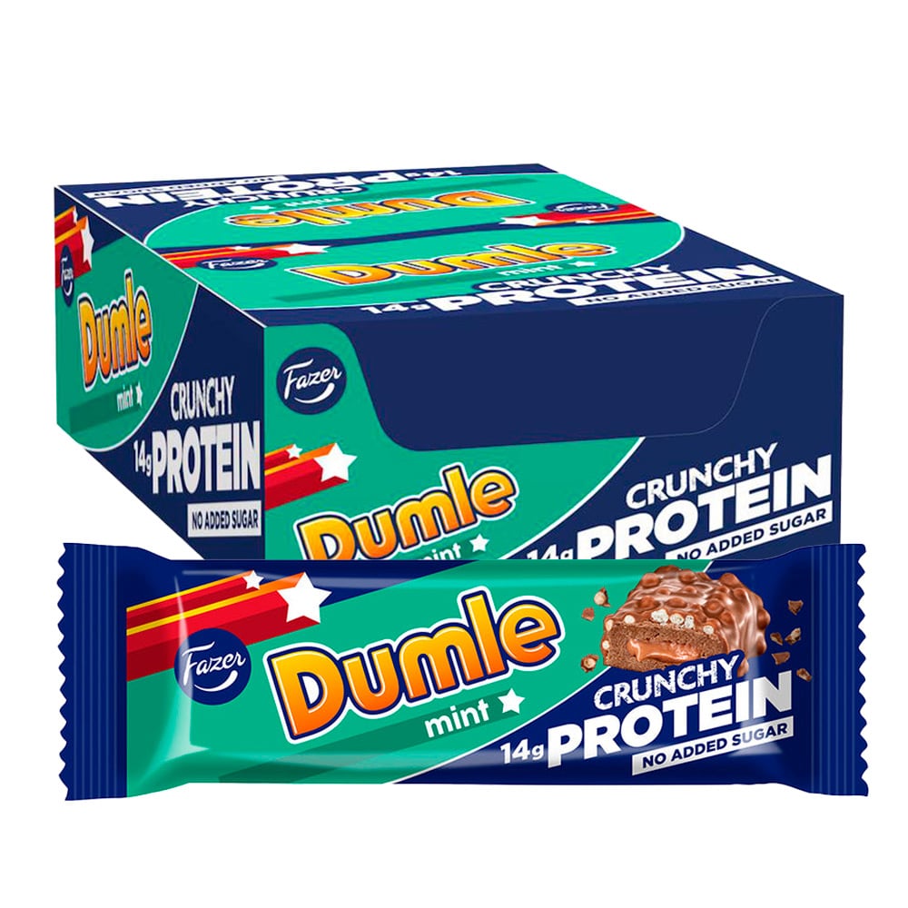 Dumle Mint Crunchy - Protein Bar (15 x 45g)