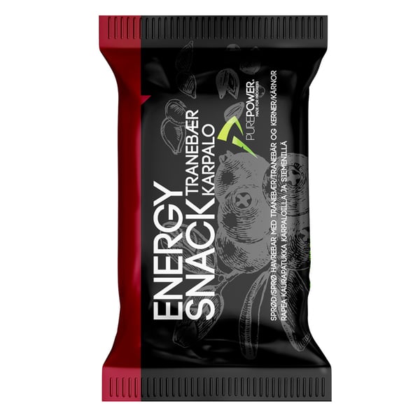 PurePower Energy Snack Cranberry (12 x 60g)