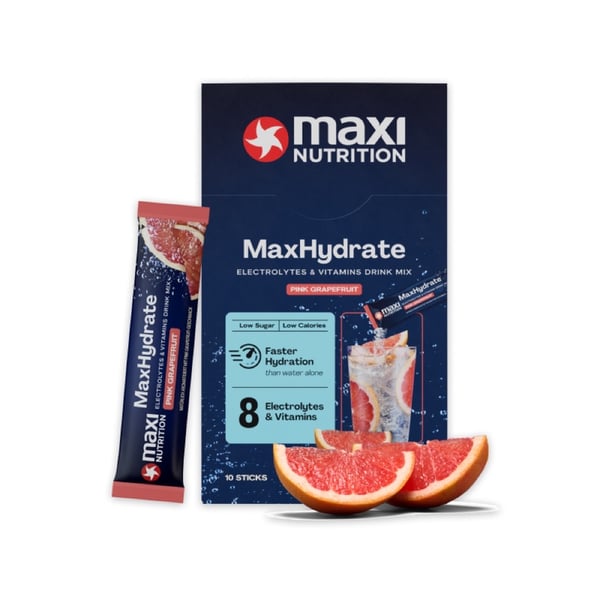 MaxiNutrition MaxHydrate Classic Electrolyte Drink - Pink Grapefruit (10 x 16g) - Elektrolytter