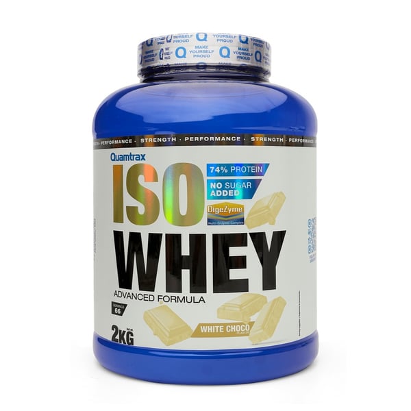 Quamtrax Iso Whey - White Choco (2000g) - ProteinProteinpulver
