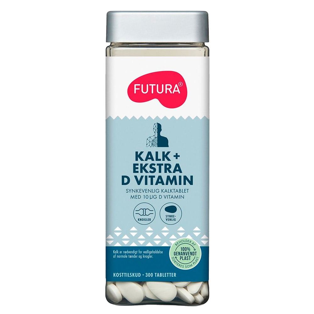 Futura Kalk + Ekstra D Vitamin (300 tabletter)
