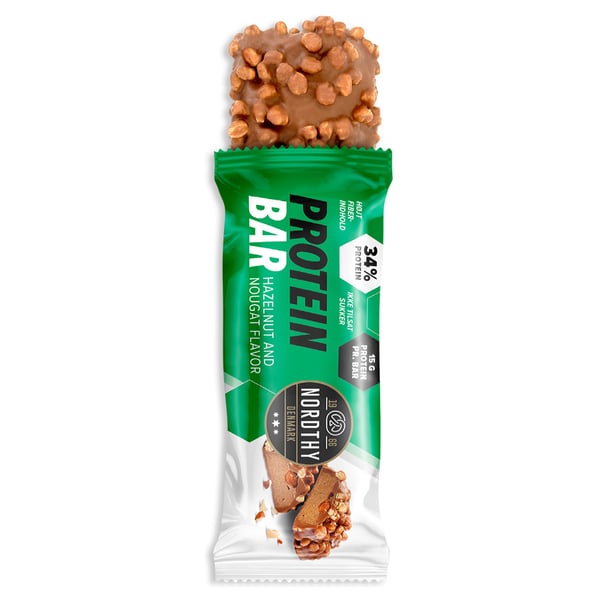 Nordthy Proteinbar Hazelnut and Nougat (45g) - Proteinbar