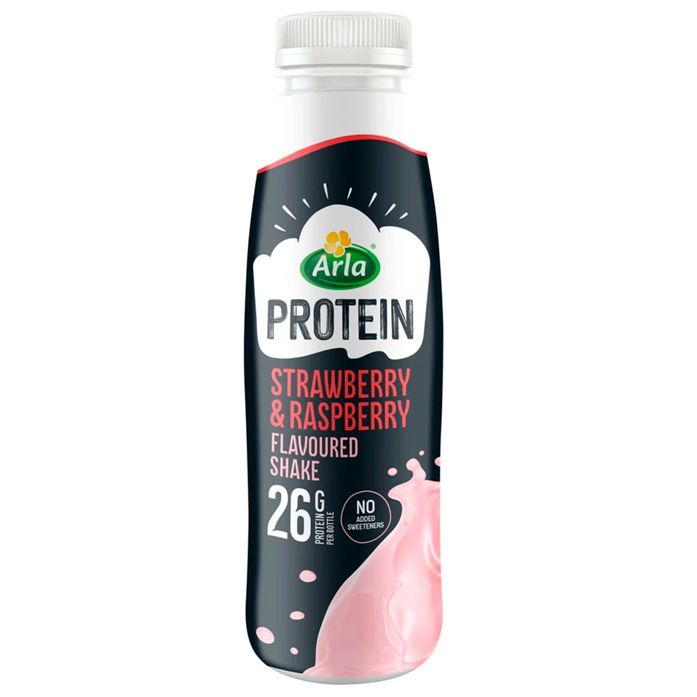 Arla Protein Drik m. Jordbær & Hindbær (8 x 500ml)