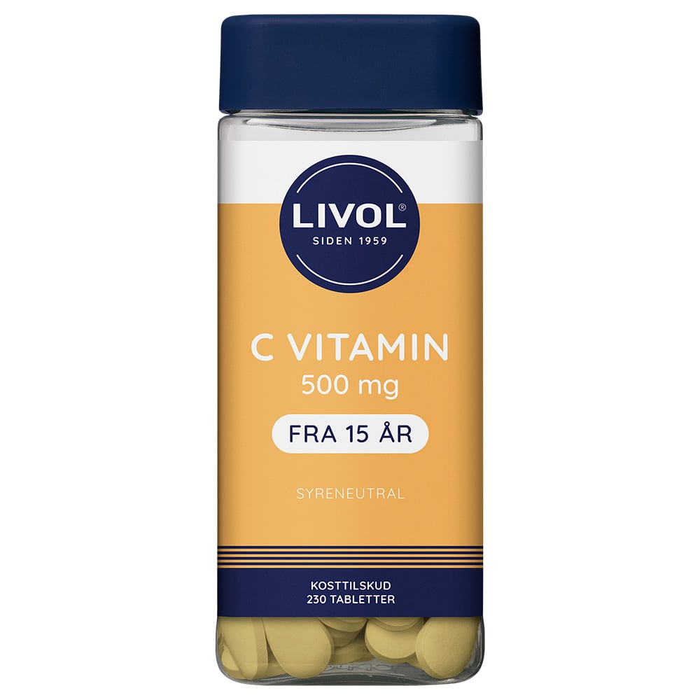 Livol C vitamin 500mg (230 stk)