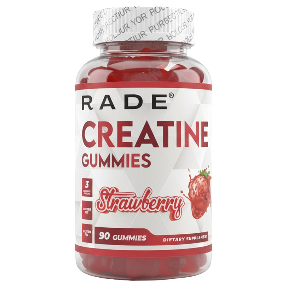 Rade Creatine Gummies - Strawberry (90 stk)